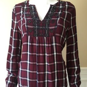 🌟SALE Abercrombie & Fitch gingham top, small